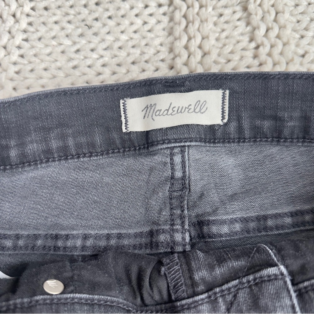Madewell 9" High-Rise Skinny Off-Black Wash Women's Jeans Size 27 - Picture 4 of 6